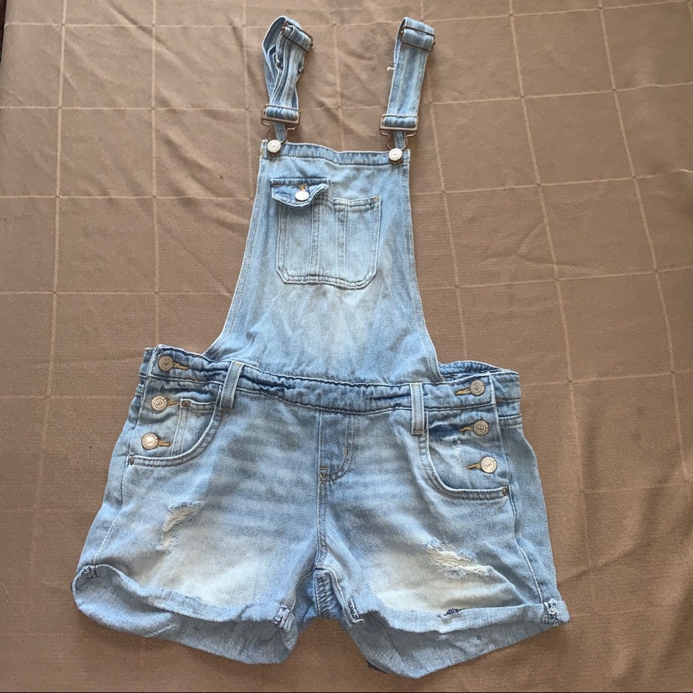 Overall Jean shorts